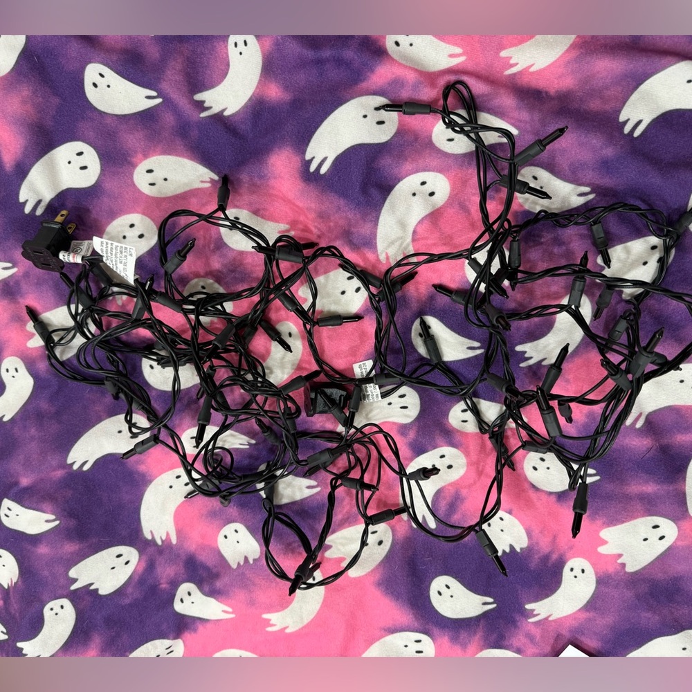 80 Black String Lights